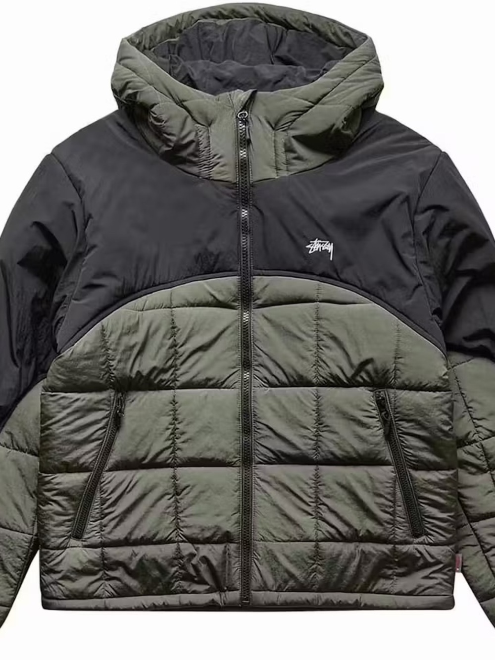 Stussy - Very Hard to Find! Worn for 2 Hours! Quilted Puffer Jacket with Hood